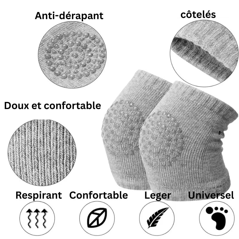 1 paire de Genouillères Protectrices pour Bébé – Confort et Sécurité