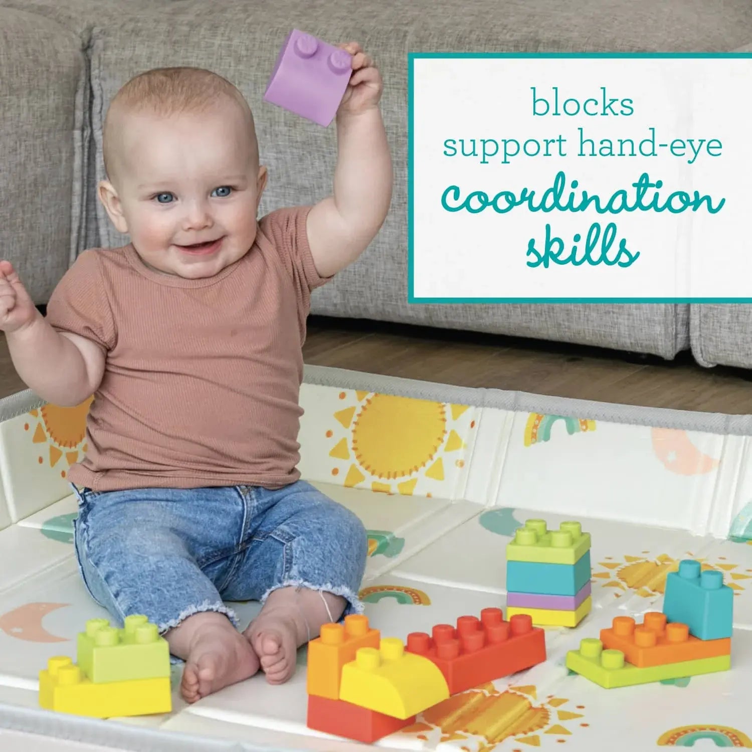 Tapis Anti-Choc - Double faces - Côtés Rabattables