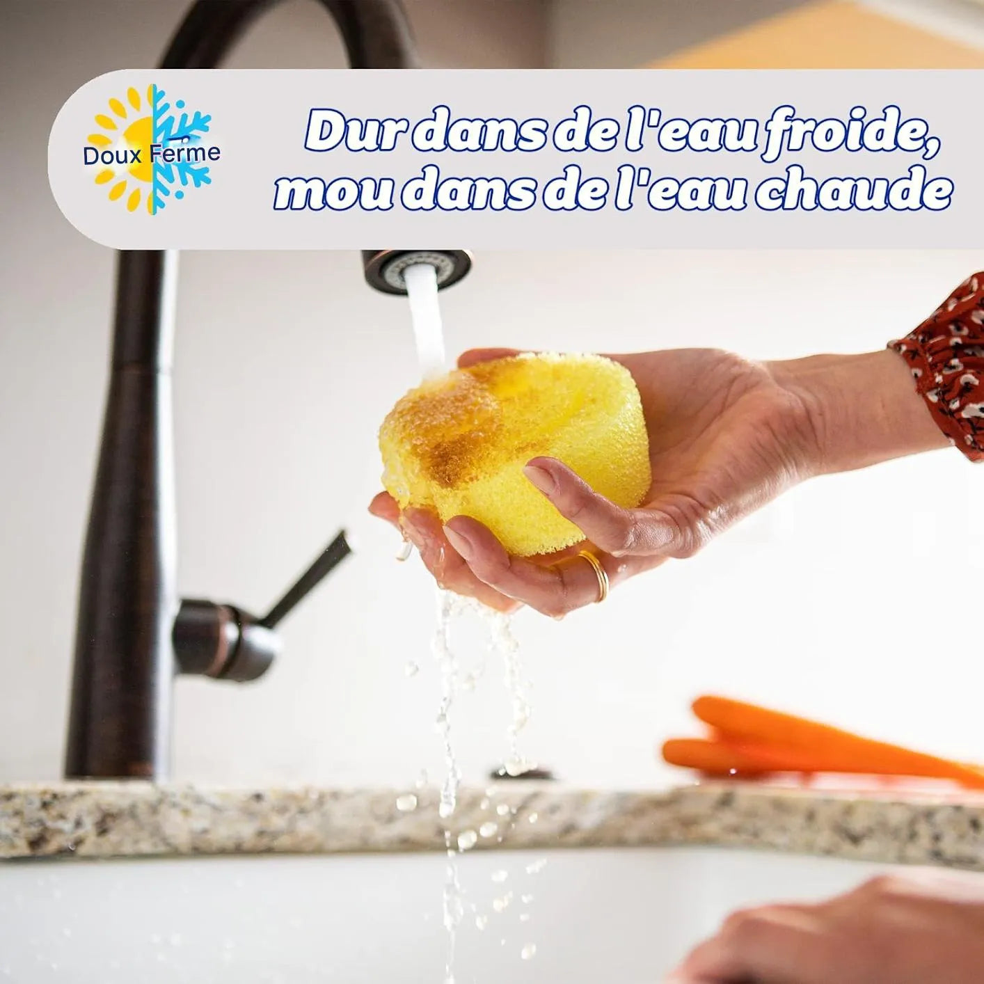 Duo d'Éponges Cuisine Design & Pratique