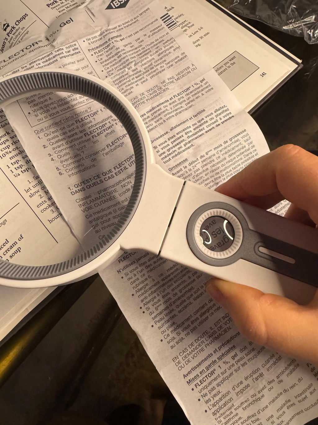 Loupe LED  3 en 1 + Loupe SOUPLE  OFFERTE