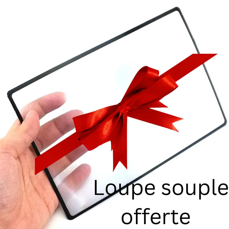 Loupe LED  3 en 1 + Loupe SOUPLE  OFFERTE