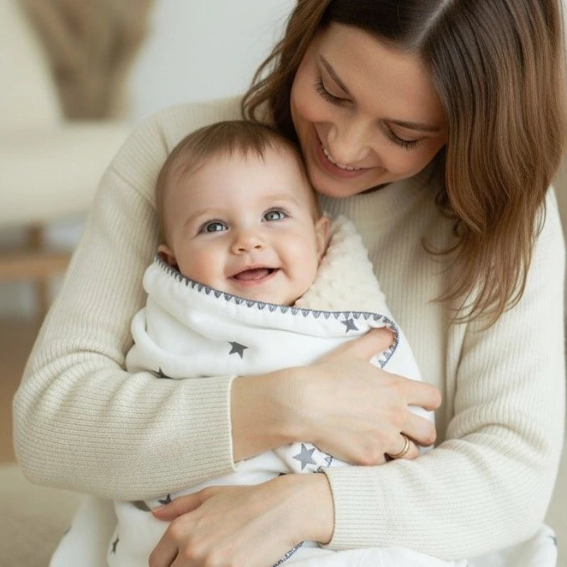 Couverture Bébé Double faces POLAIRE