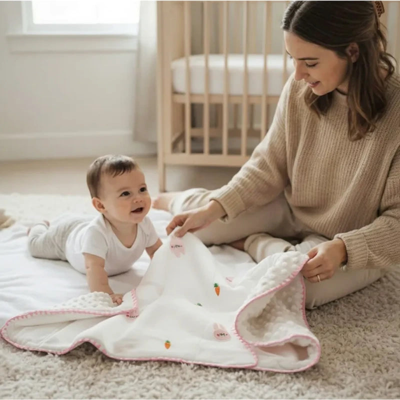 Couverture Bébé Double faces POLAIRE