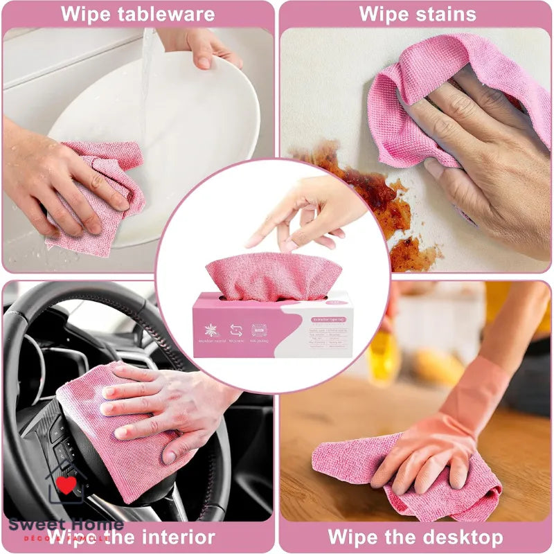 Pack de 20 Lingettes Microfibre