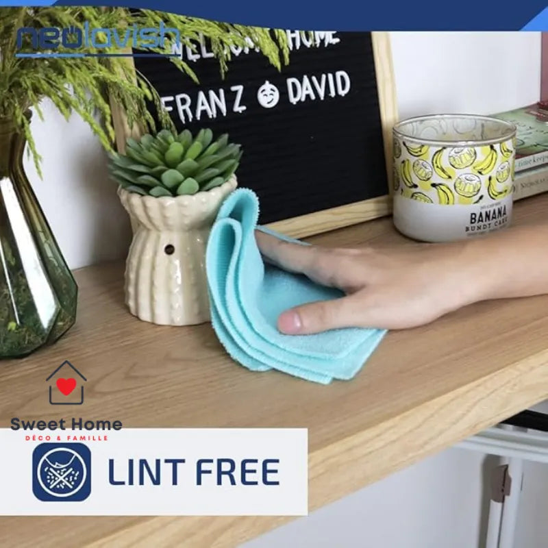 Pack de 20 Lingettes Microfibre